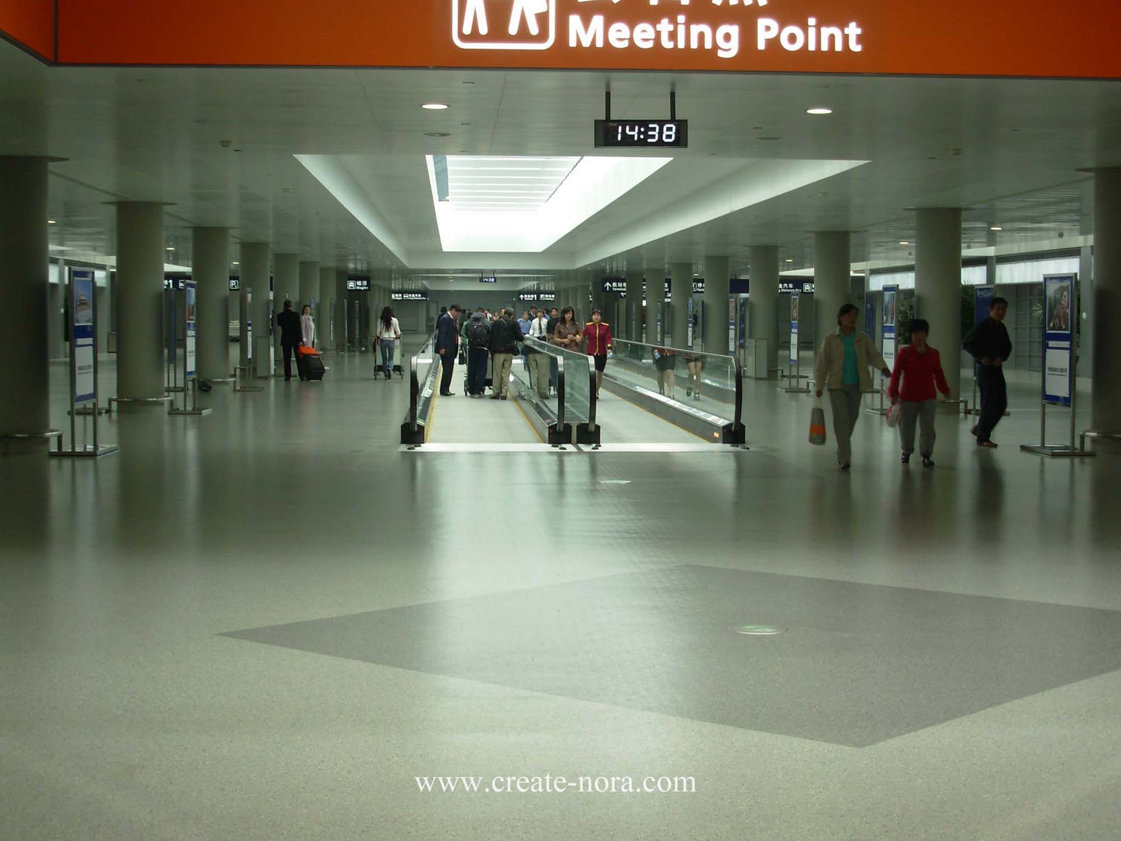 the photo of nora rubber flooring in Pudong International Airport Terminal 2 8